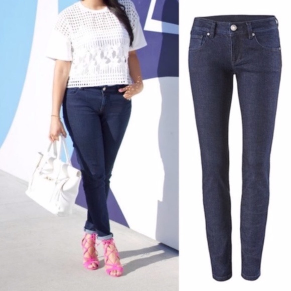 CAbi Dark Wash Skinny Stretch Jeans Size 4 - Picture 5 of 5